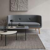 Savoye sofabord - Ø60 cm - 42 cm - Ceramic black